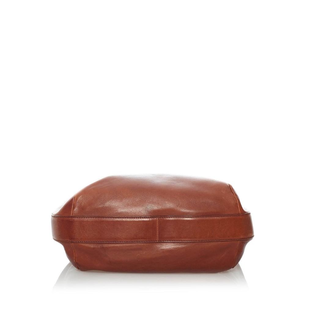 Gucci Ribot Horse-Head Leather Hobo Bag (SHG-30902)