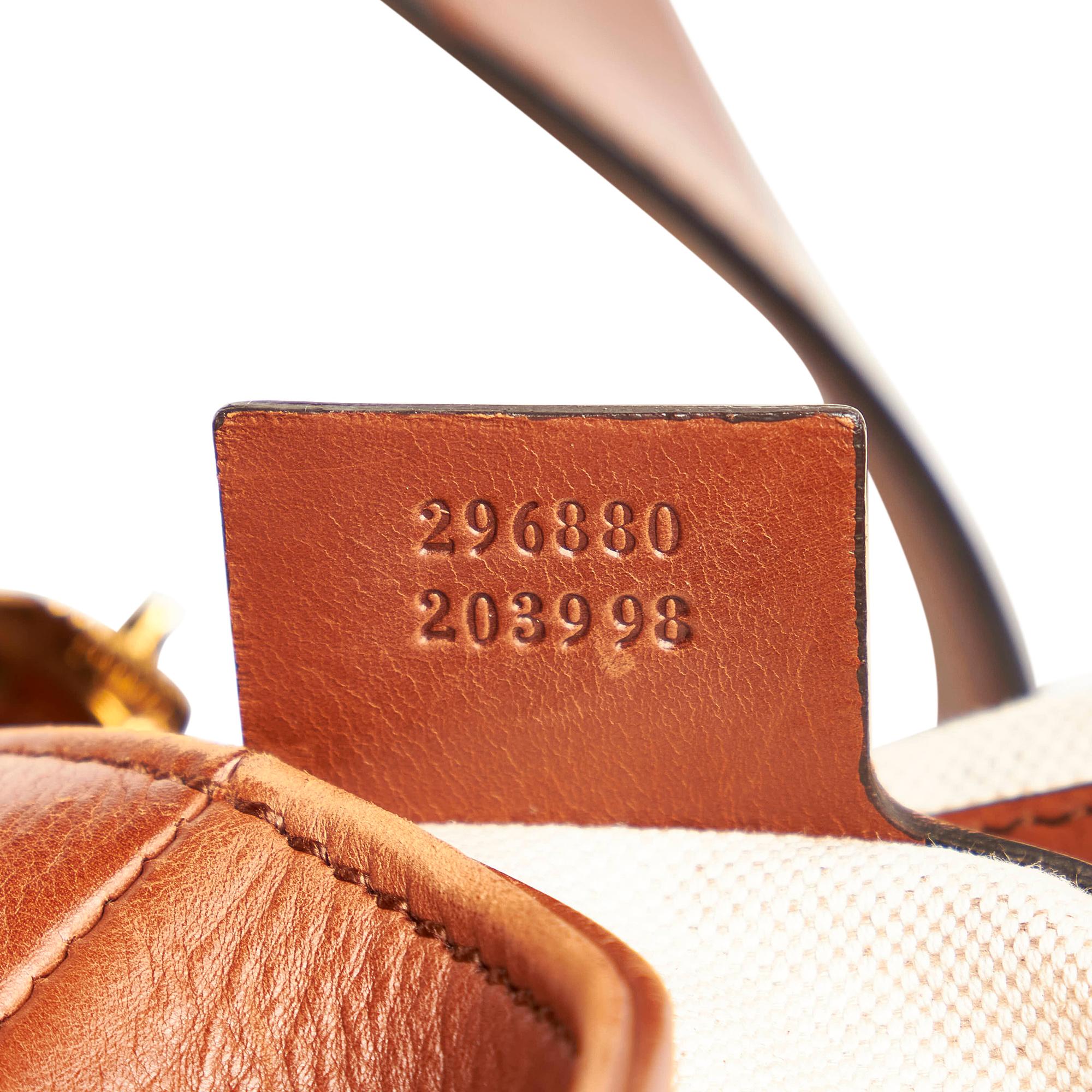 Gucci Ribot Horse-Head Leather Hobo Bag (SHG-30902)