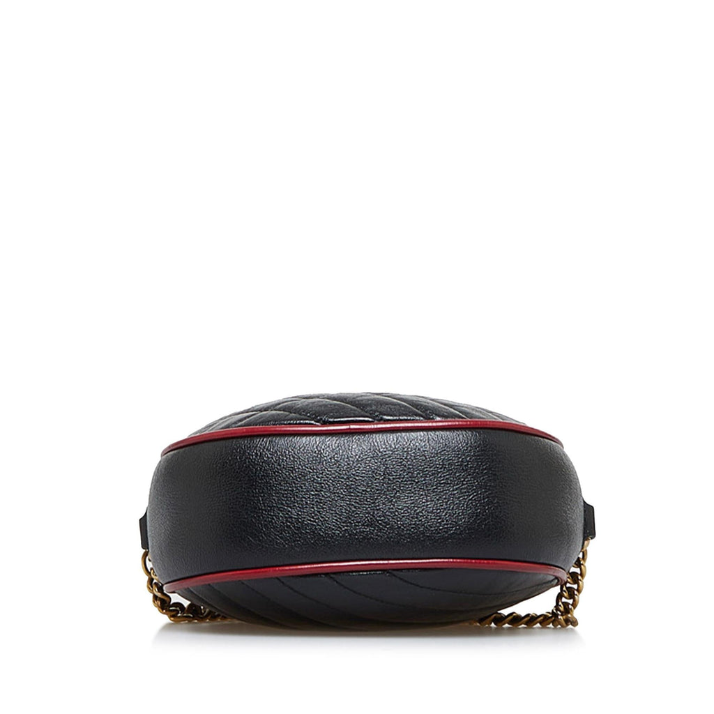 Gucci Round GG Marmont Crossbody Bag (SHG-4utPJf)