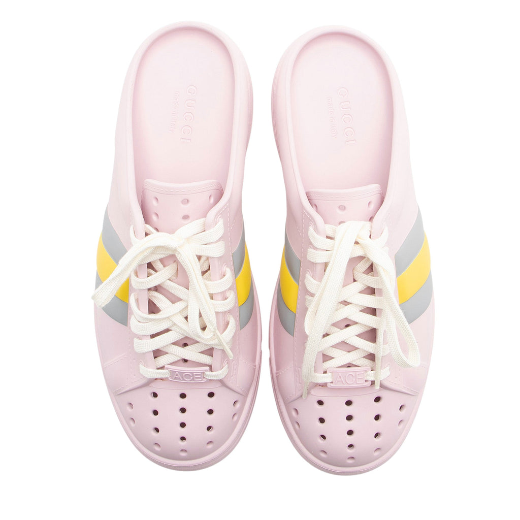 Gucci Rubber Ace Mule Sneakers - Size 10 / 40