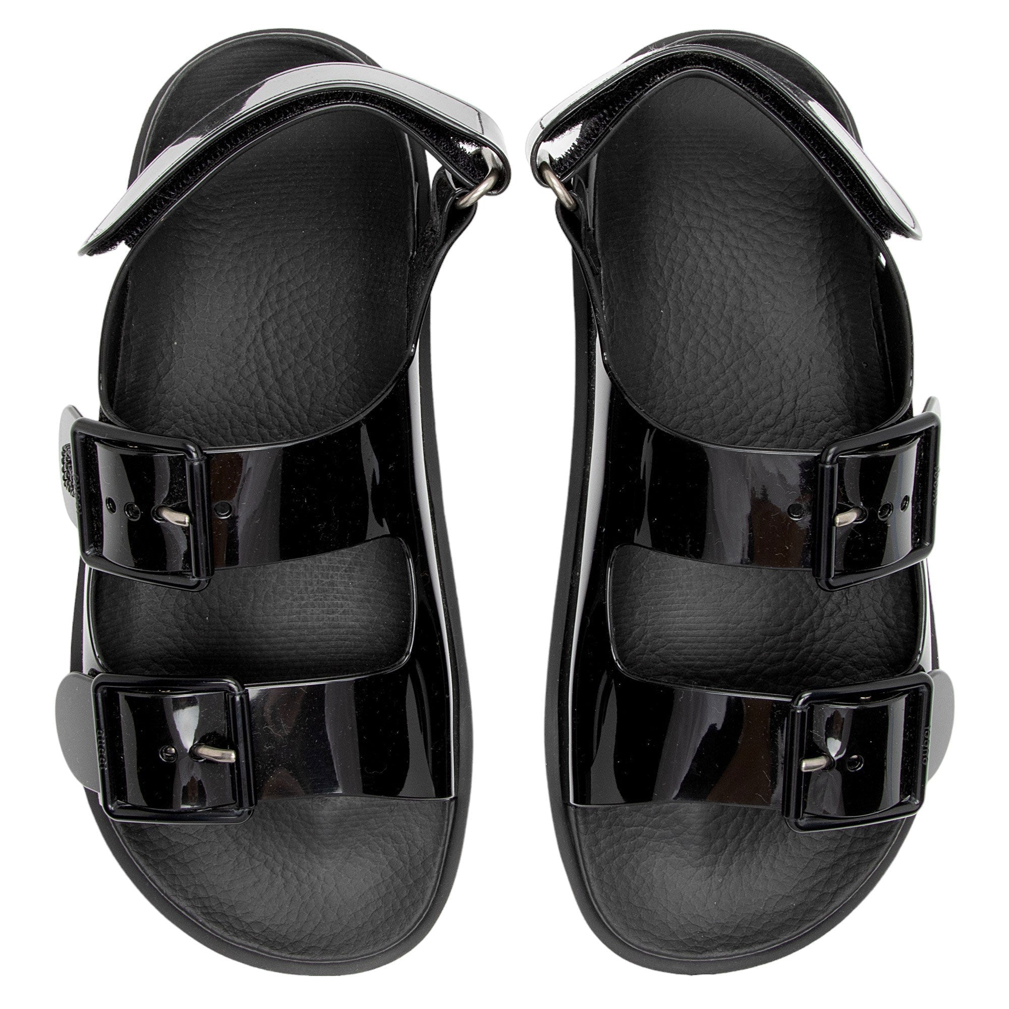 Gucci Rubber Double G Dad Sandals - Size 6 / 36 (SHF-5ZH23Q)