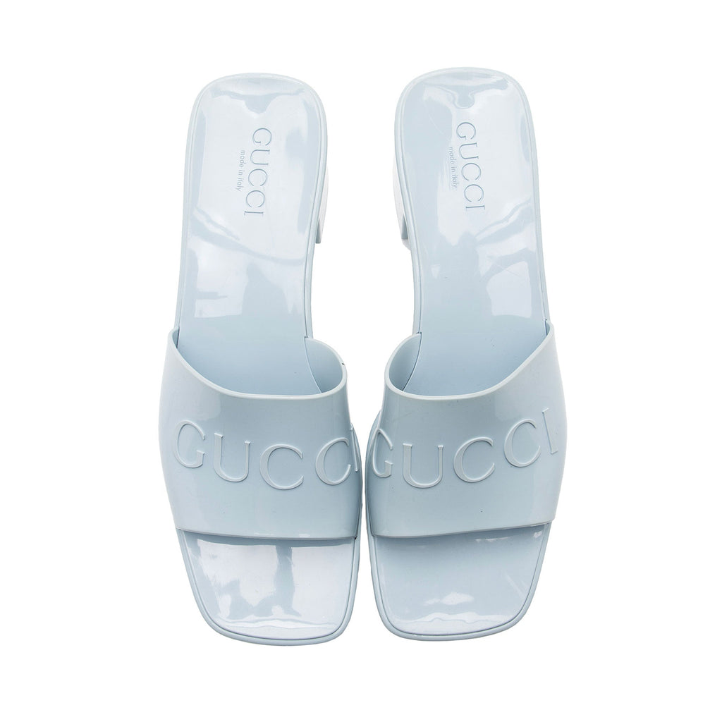 Gucci Rubber Slide Sandals - Size 10 / 40 (SHF-fylyXz)