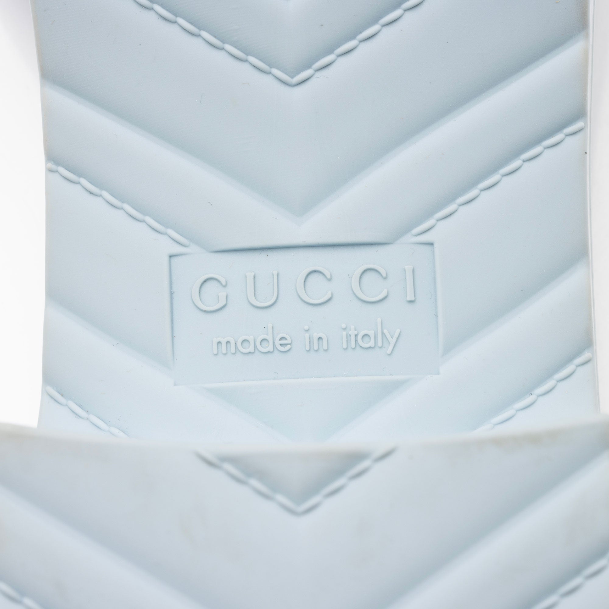 Gucci Rubber Slide Sandals - Size 10 / 40 (SHF-fylyXz)