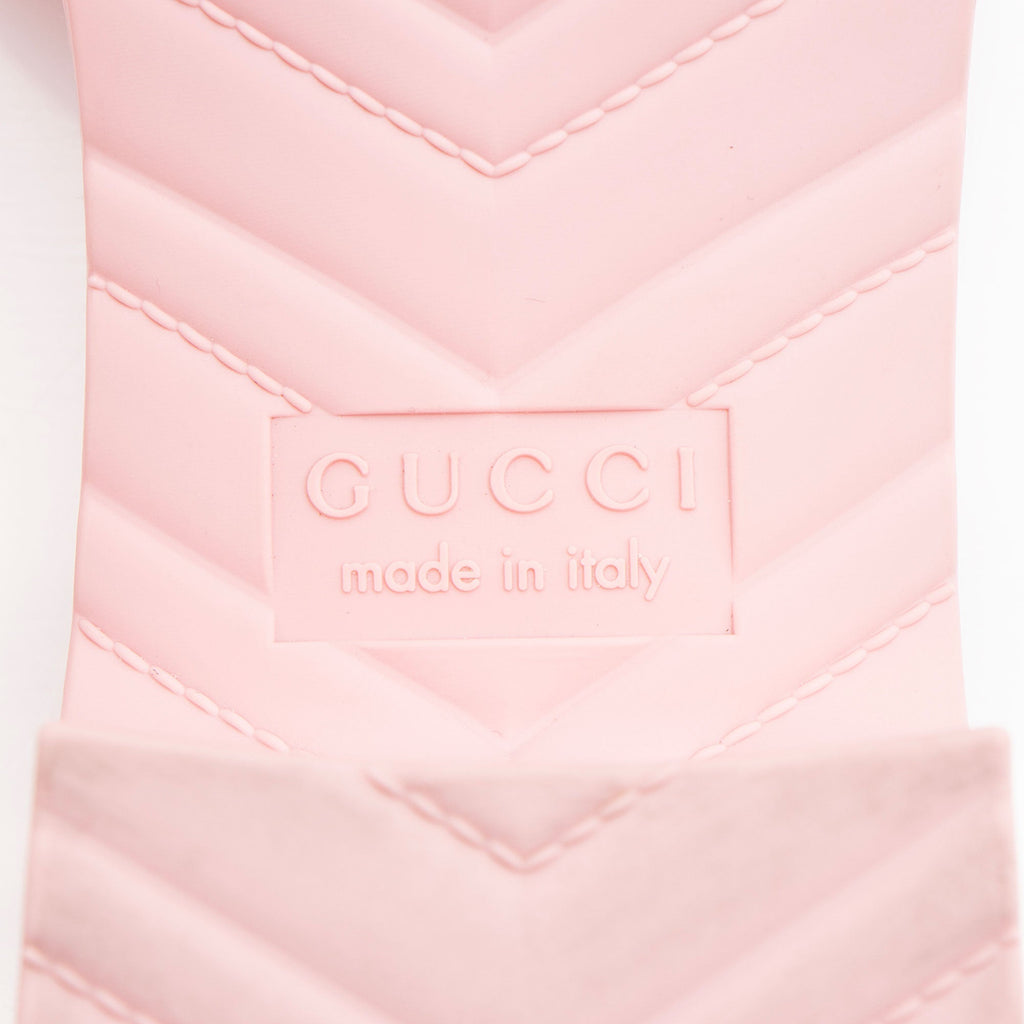 Gucci Rubber Slide Sandals - Size 6 / 36