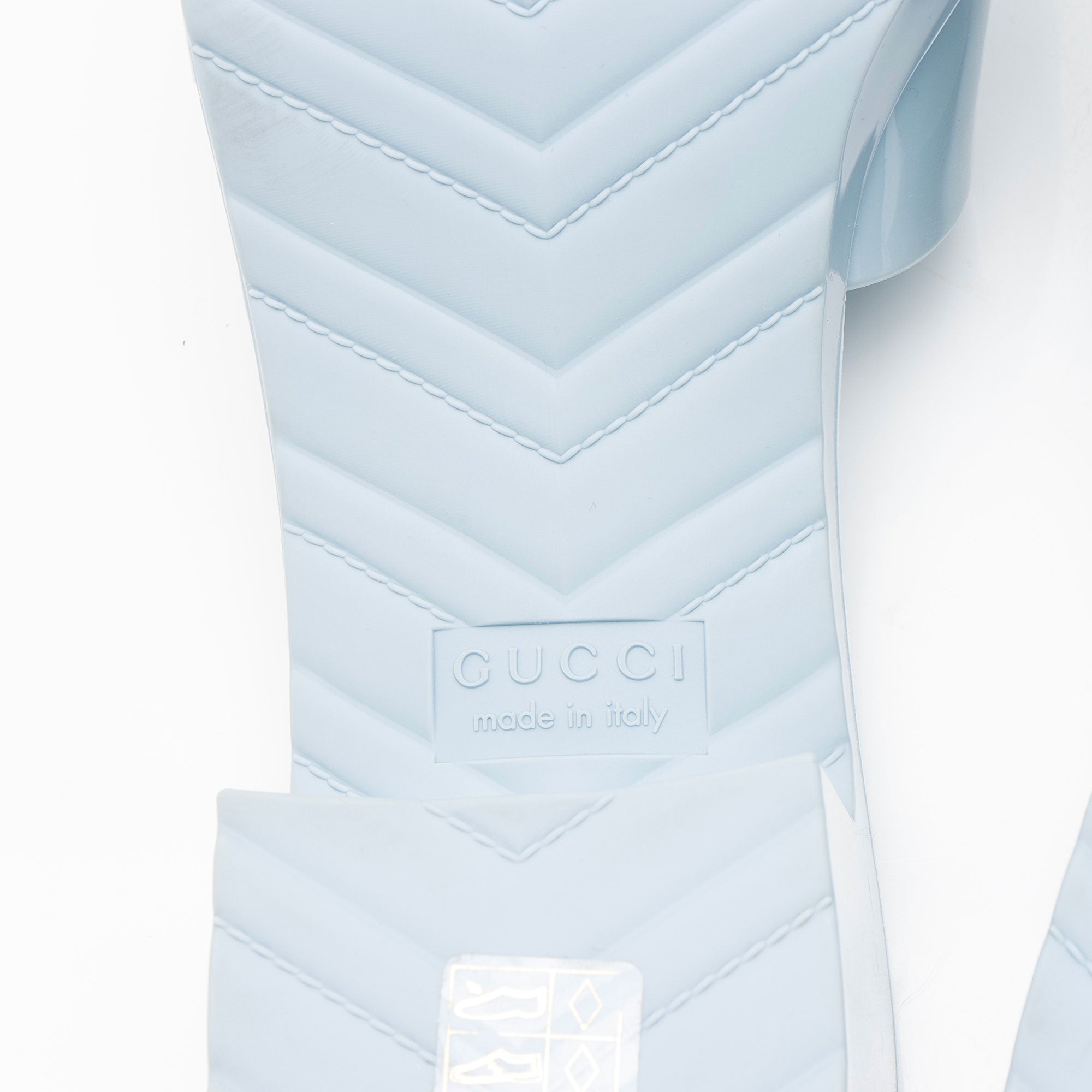 Gucci Rubber Slide Sandals - Size 9 / 39
