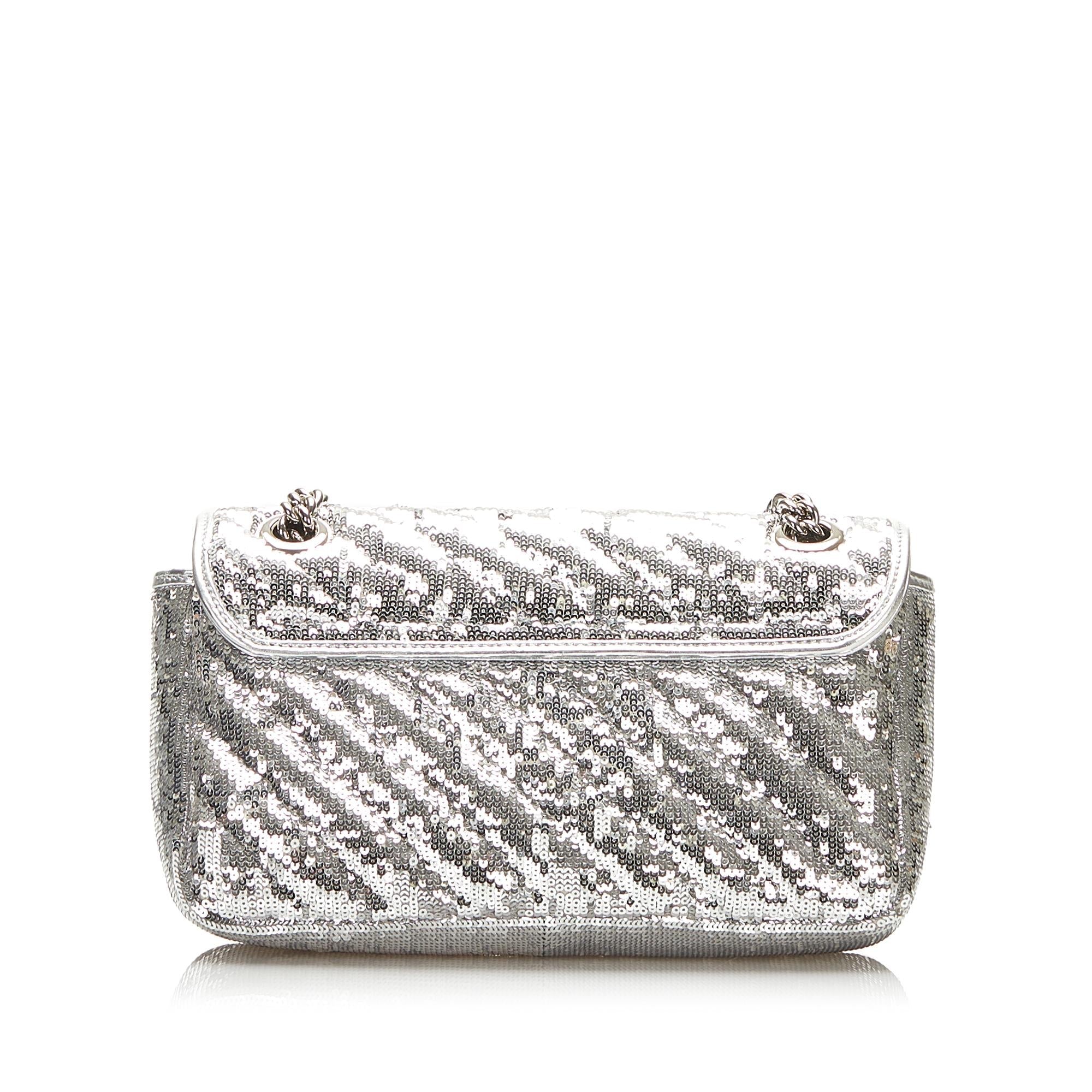 Gucci Sequin GG Marmont Small Matelasse (SHG-m1iJSq)