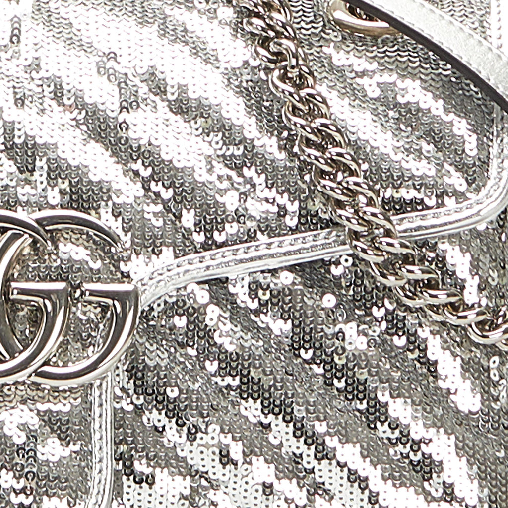 Gucci Sequin GG Marmont Small Matelasse (SHG-m1iJSq)
