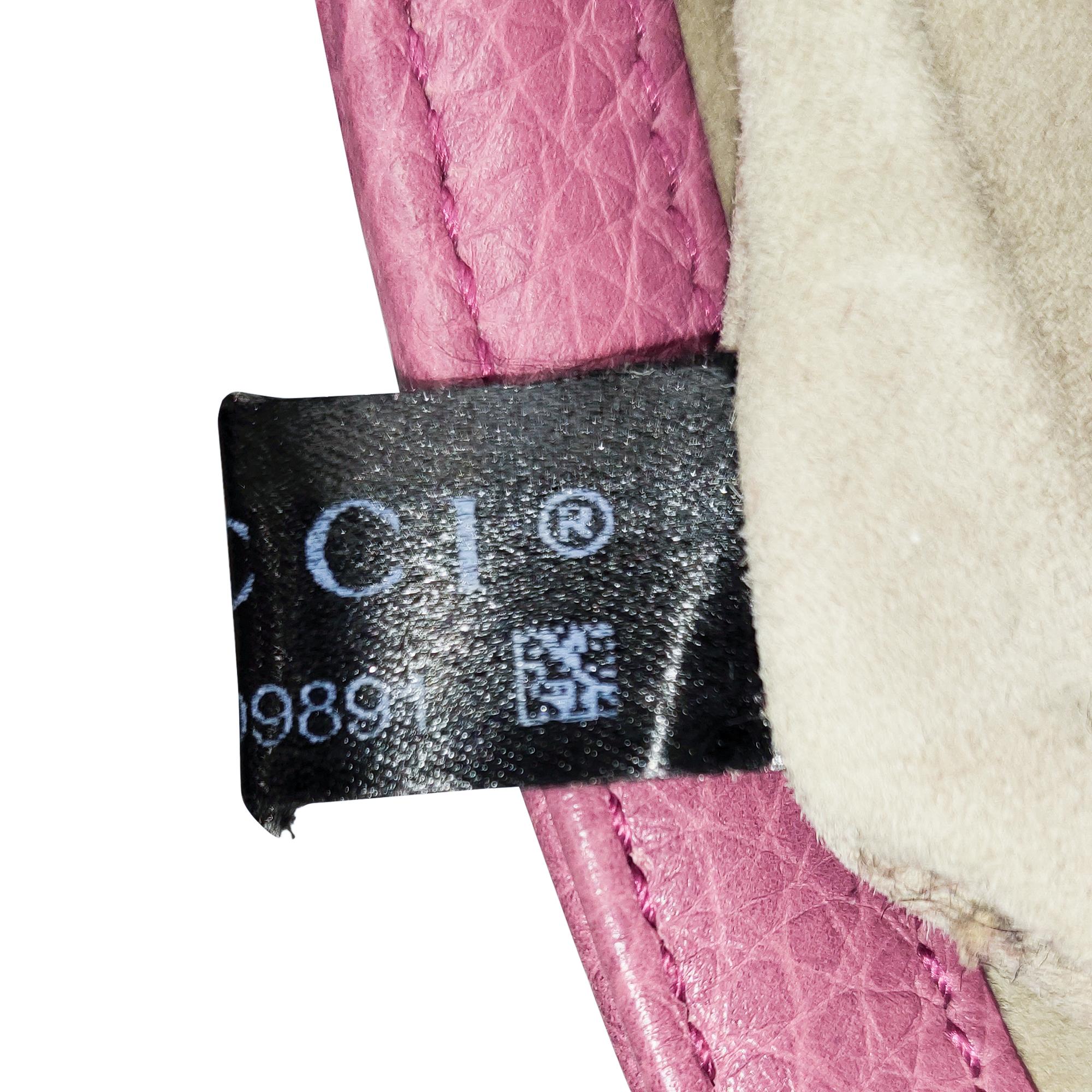 Gucci Small 1973 Leather Chain Crossbody bag (SHG-36049)