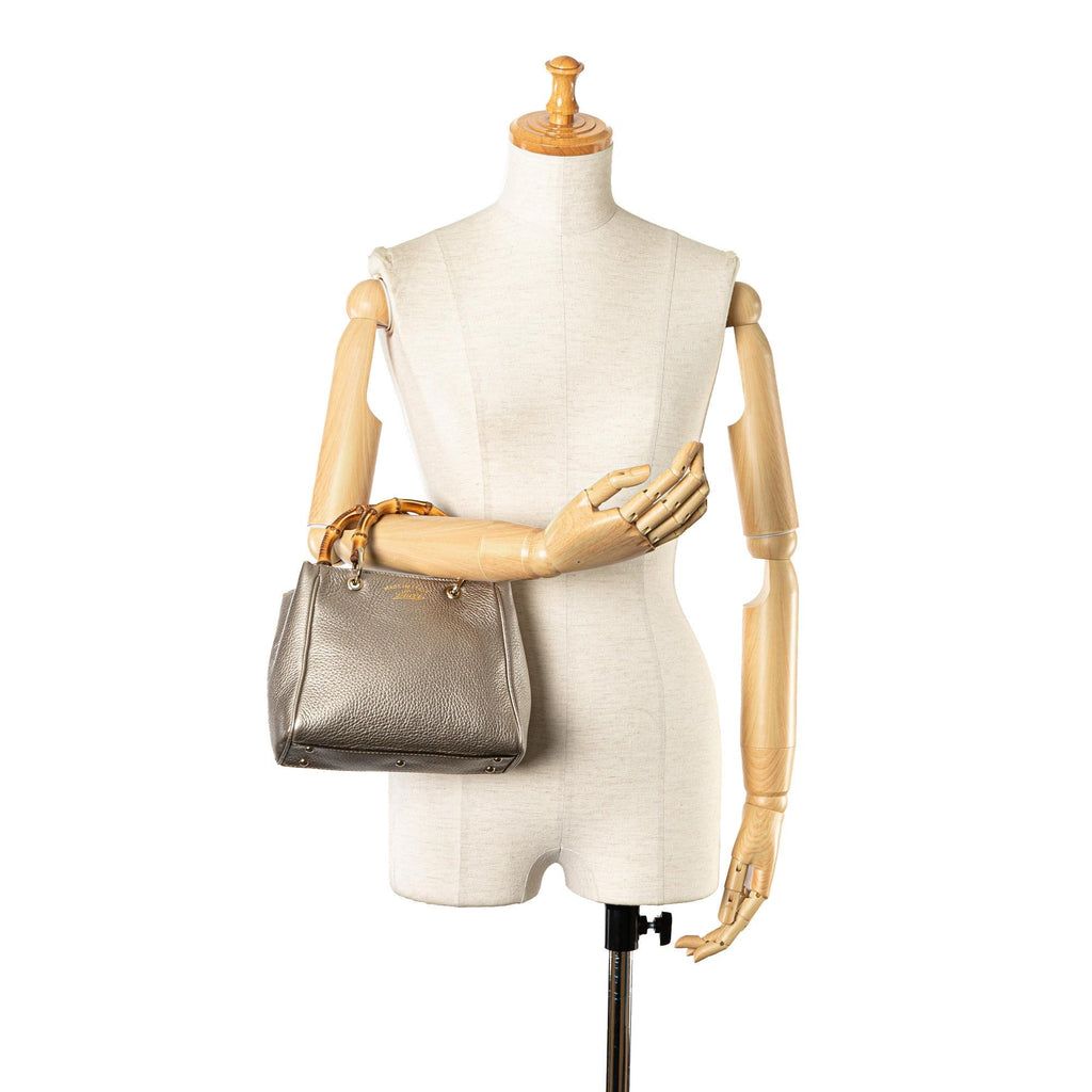 Gucci Small Bamboo Shopper (SHG-mkzbAU)
