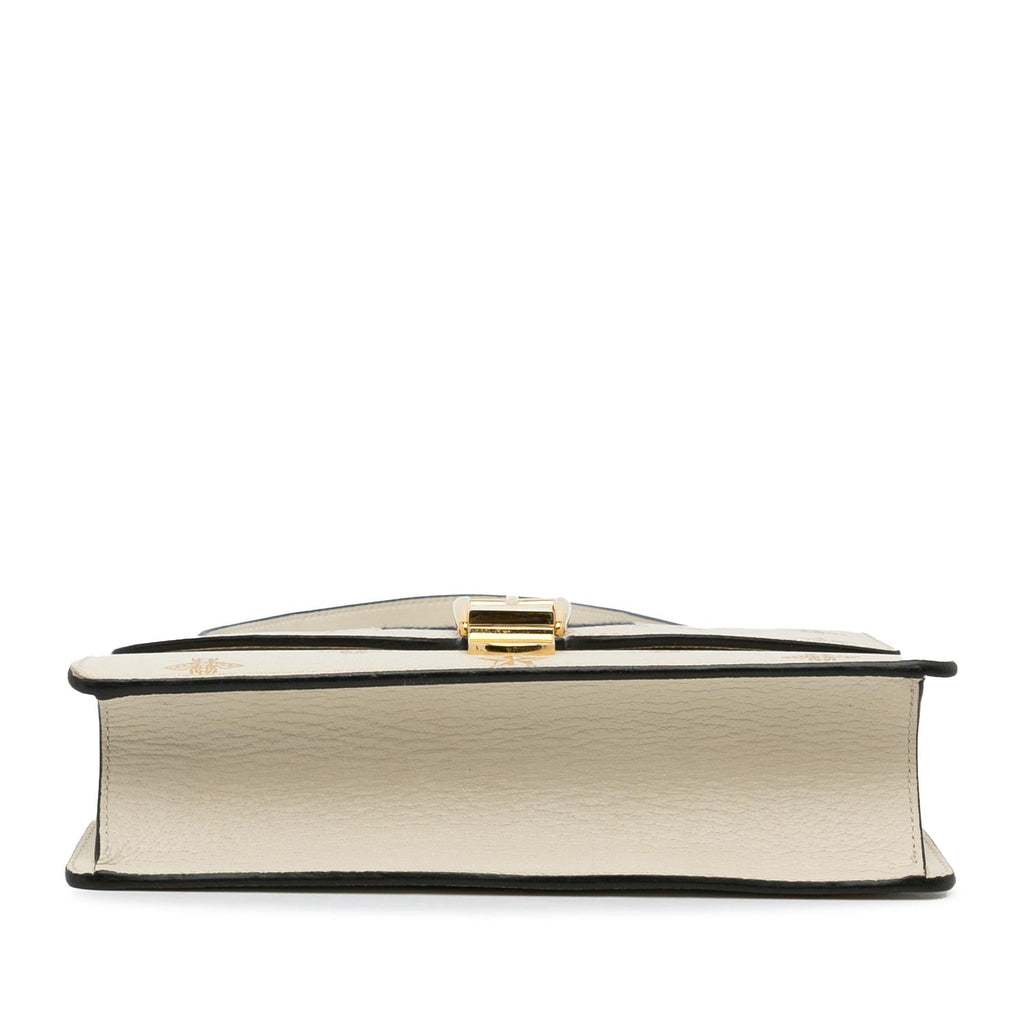 Gucci Small Bee Star Sylvie Satchel (SHG-3HcVoI)