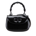 Gucci Small Calfskin 1947 Bamboo Top Handle Bag
