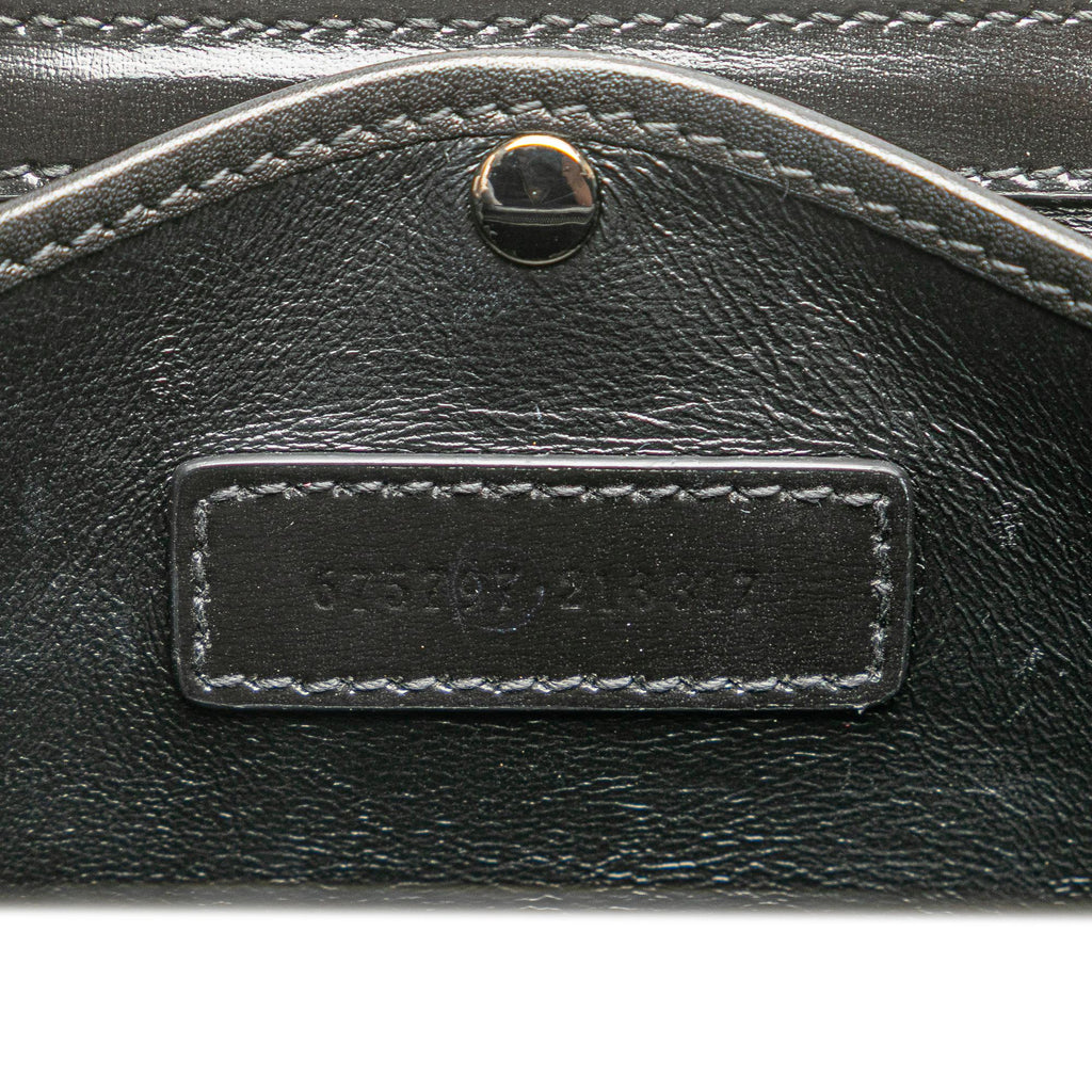 Gucci Small Calfskin 1947 Bamboo Top Handle Bag