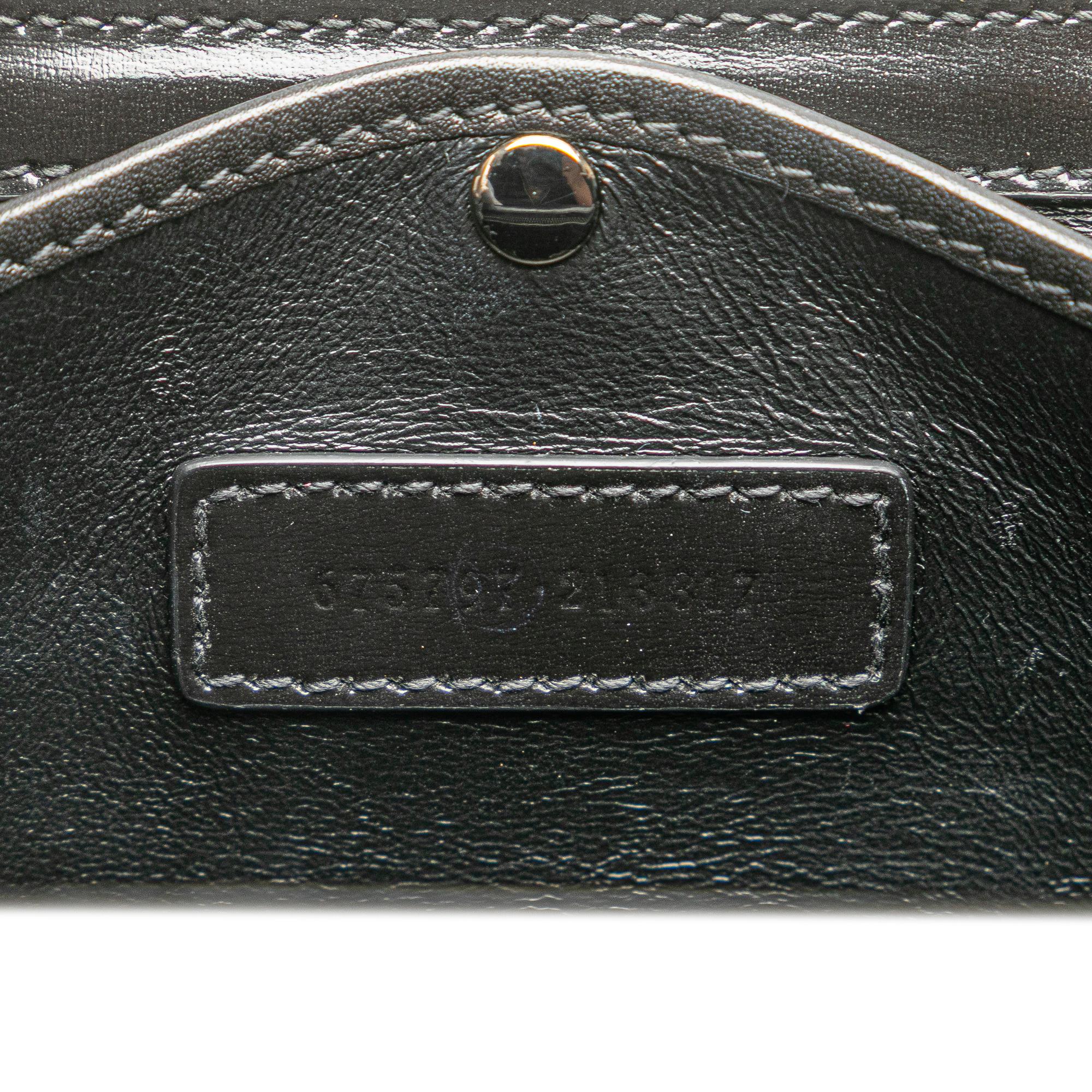 Gucci Small Calfskin 1947 Bamboo Top Handle Bag