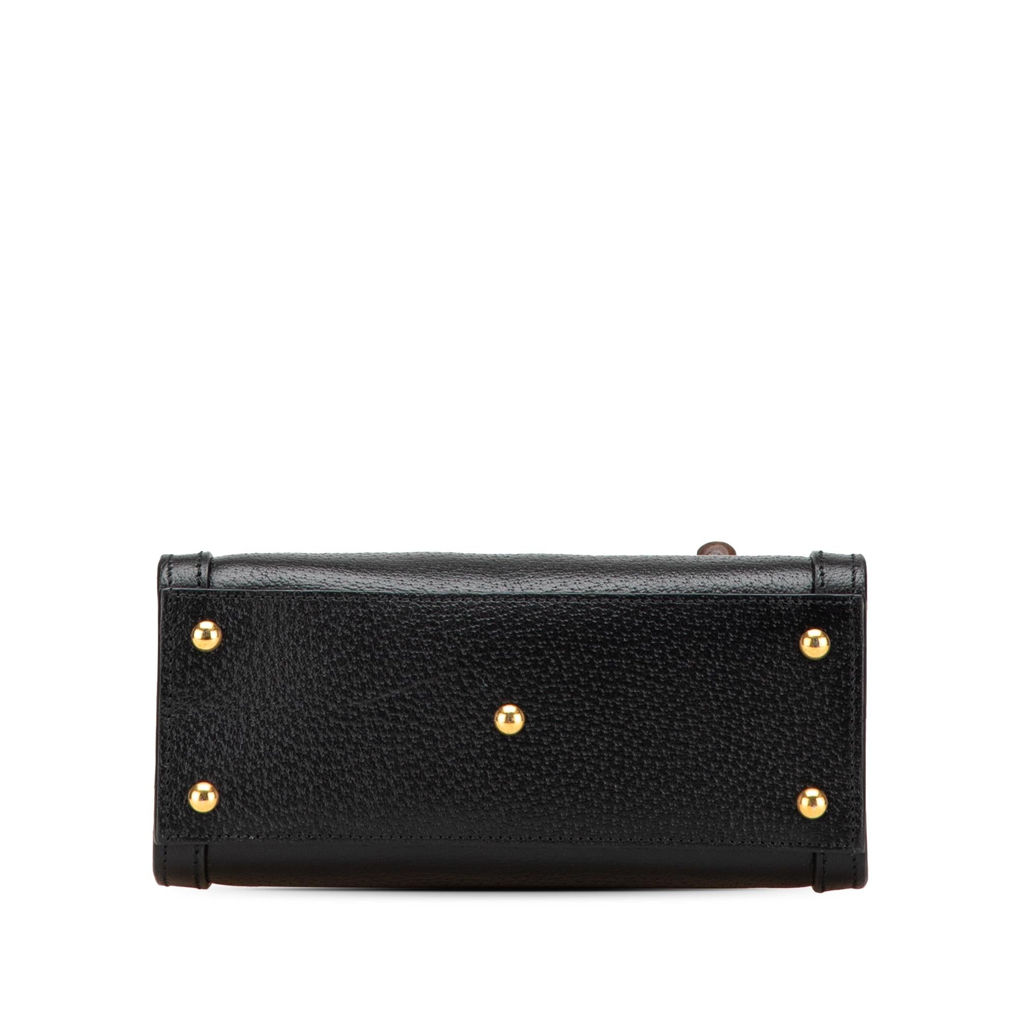Gucci Small Calfskin Bamboo Diana Satchel