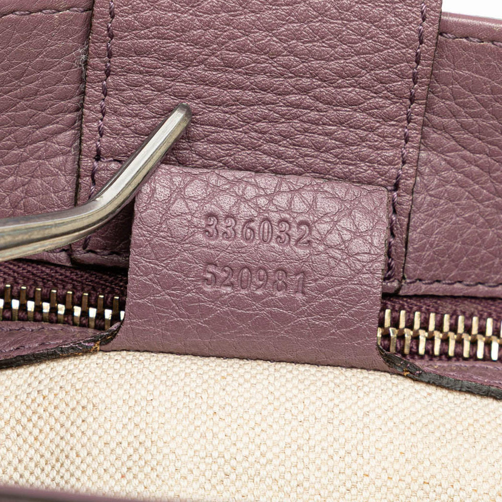 Gucci Small Calfskin Bamboo Shopper Satchel