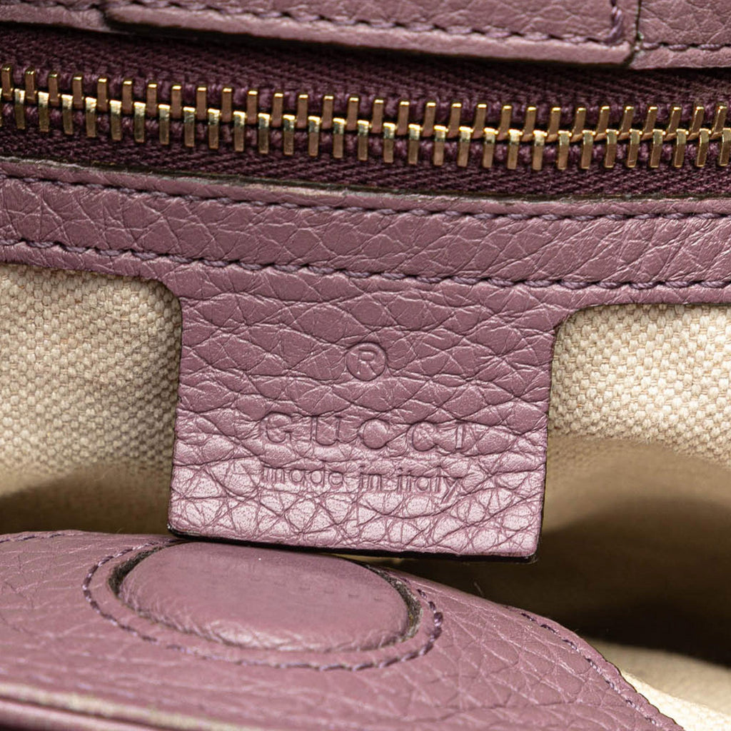 Gucci Small Calfskin Bamboo Shopper Satchel