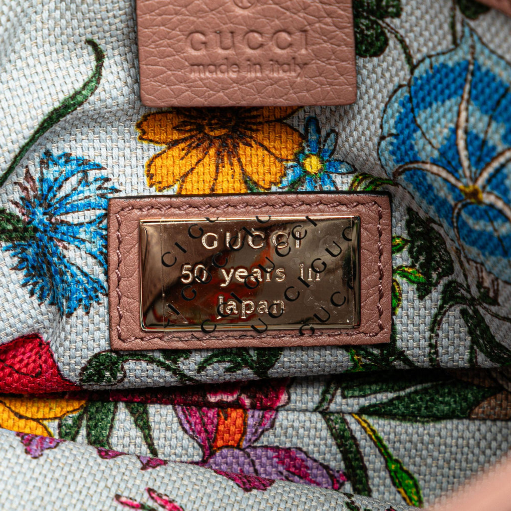 Gucci Small Calfskin Bamboo Shopper Satchel