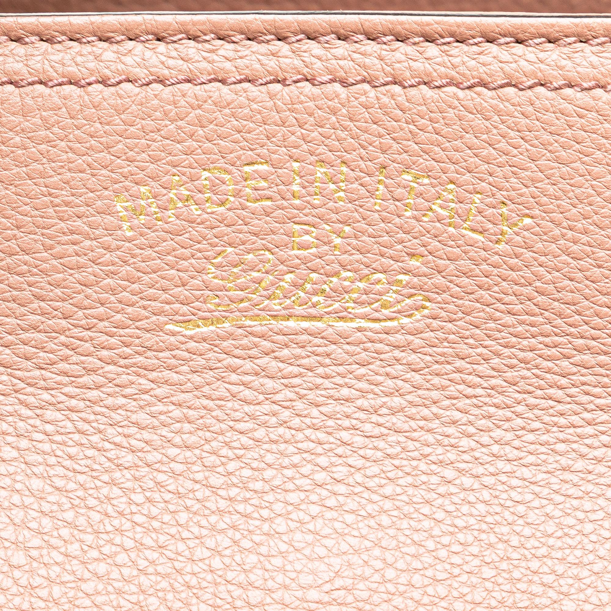 Gucci Small Calfskin Bamboo Shopper Satchel