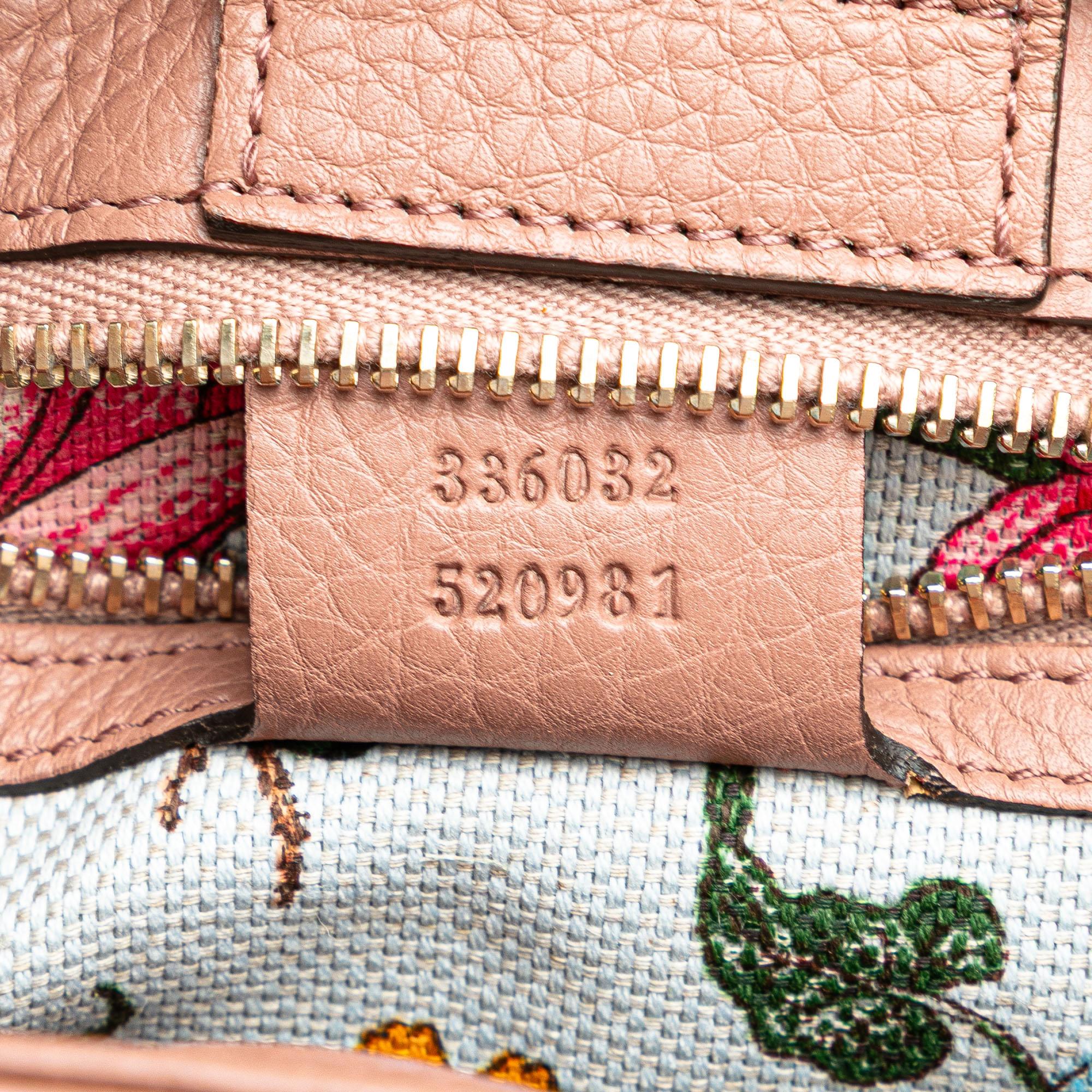 Gucci Small Calfskin Bamboo Shopper Satchel