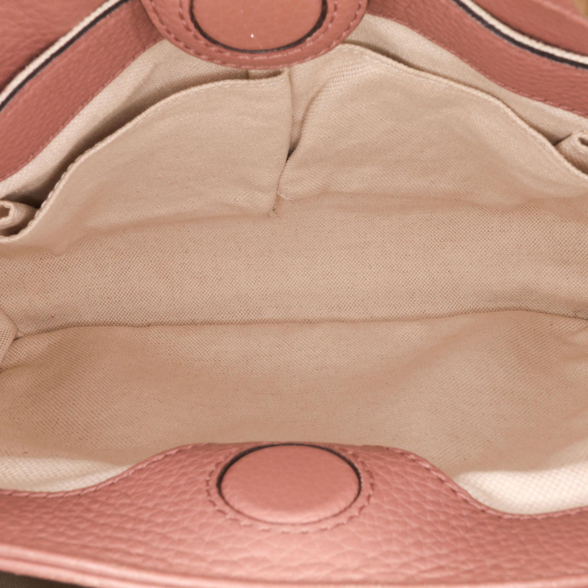 Gucci Small Calfskin Bamboo Shopper Satchel