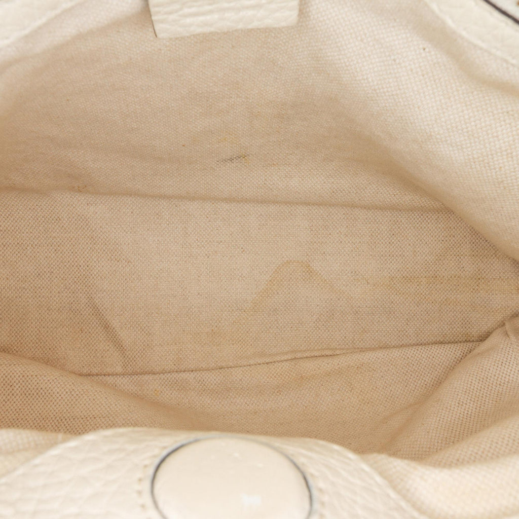 Gucci Small Calfskin Bamboo Shopper Satchel