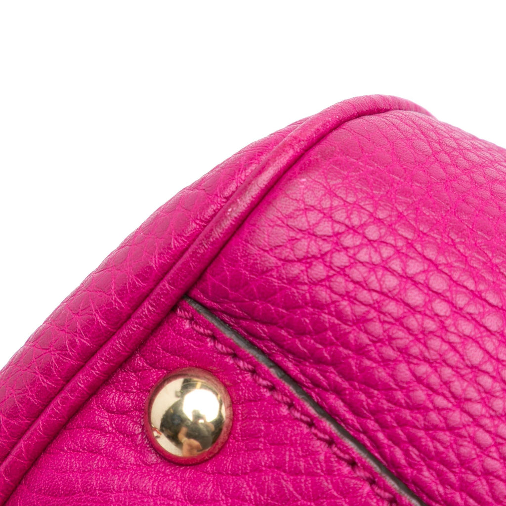 Gucci Small Calfskin Bamboo Shopper Satchel