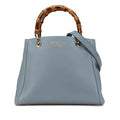 Gucci Small Calfskin Bamboo Shopper Satchel