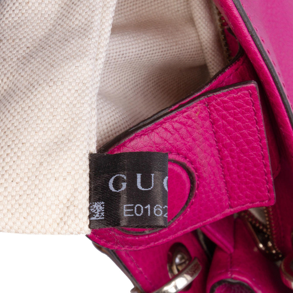 Gucci Small Calfskin Bamboo Shopper Satchel
