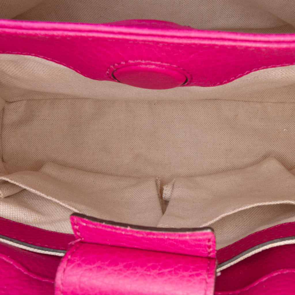 Gucci Small Calfskin Bamboo Shopper Satchel