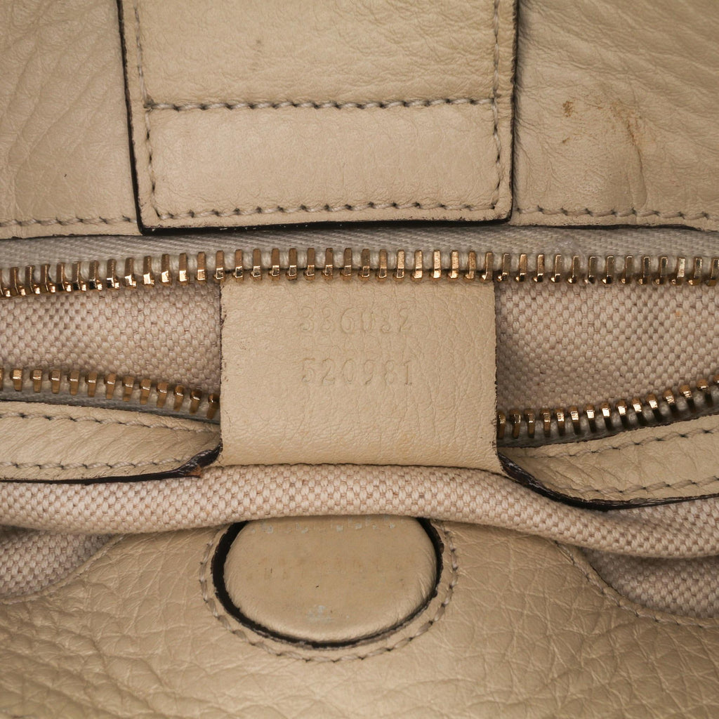 Gucci Small Calfskin Bamboo Shopper Satchel