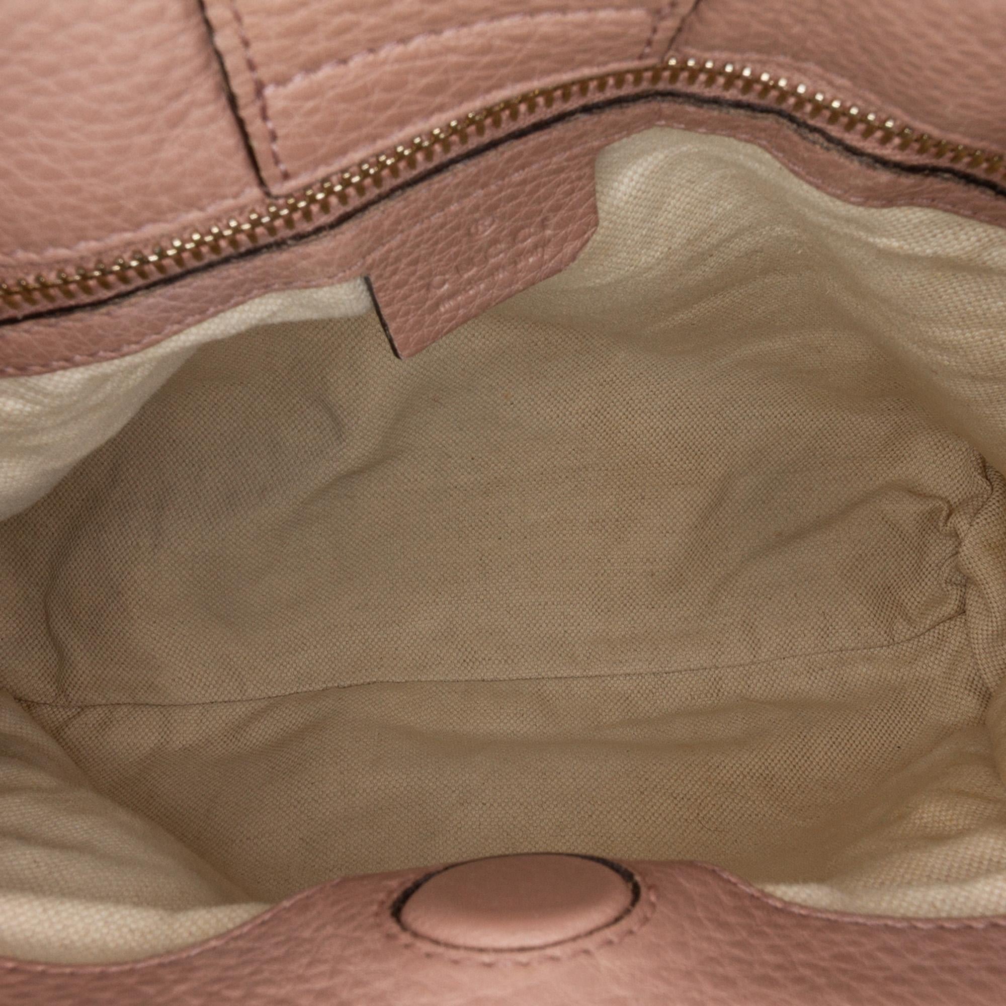 Gucci Small Calfskin Bamboo Shopper Satchel