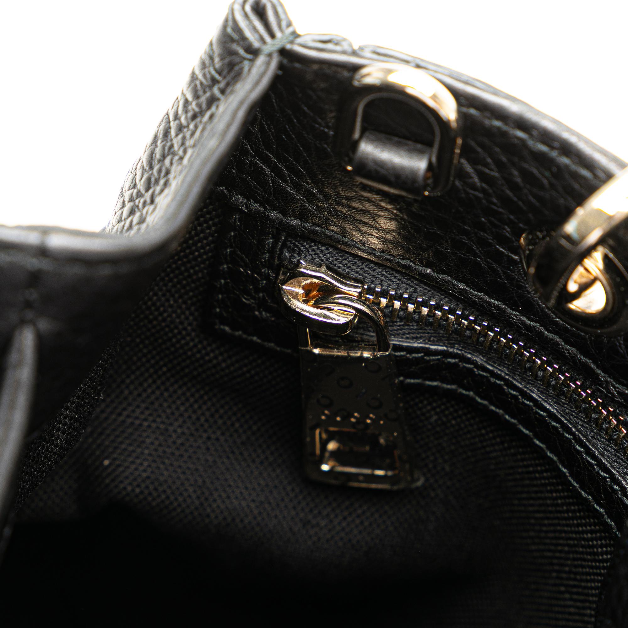 Gucci Small Calfskin Bamboo Shopper Satchel