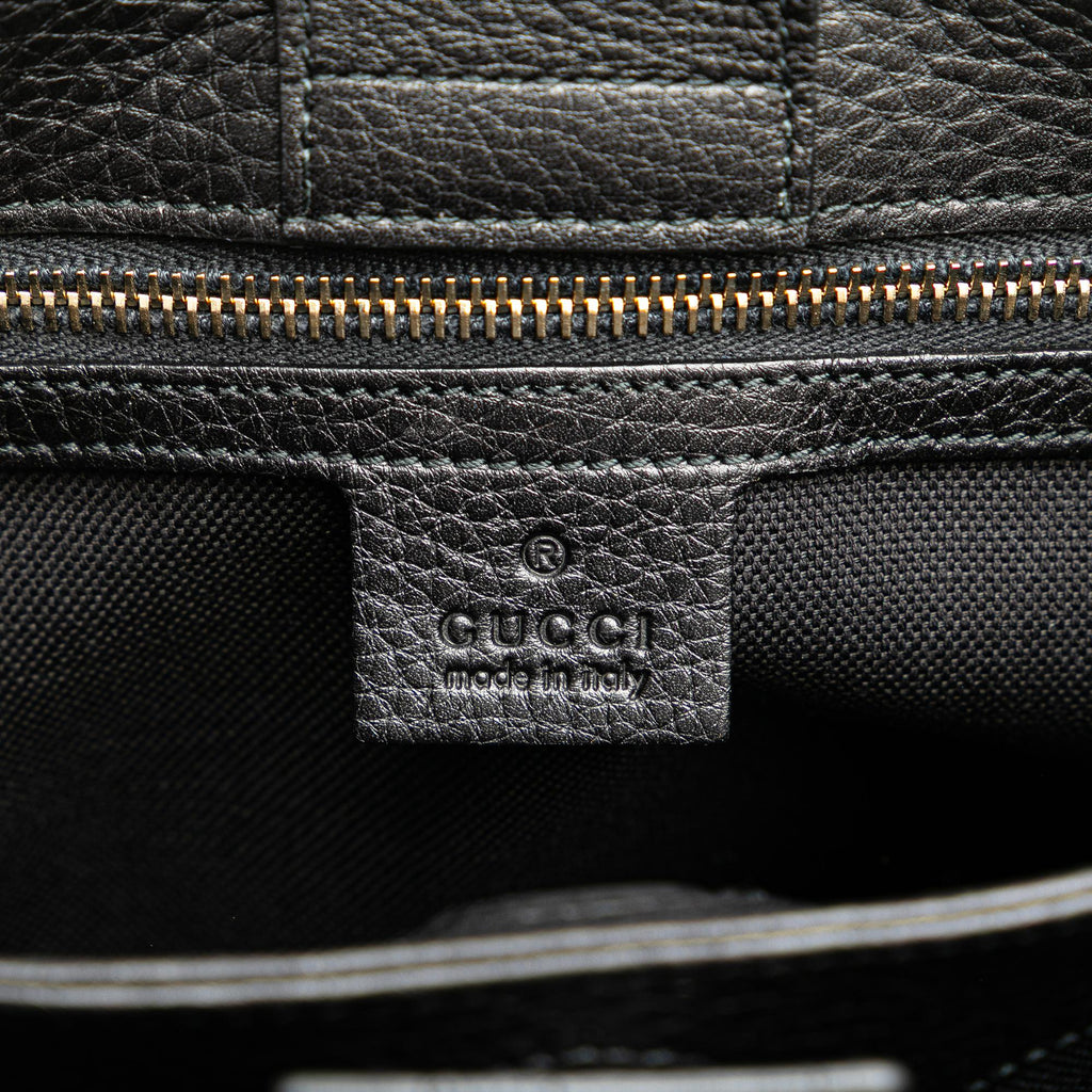 Gucci Small Calfskin Bamboo Shopper Satchel