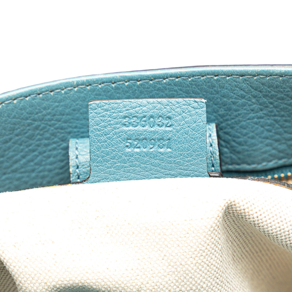 Gucci Small Calfskin Bamboo Shopper Satchel