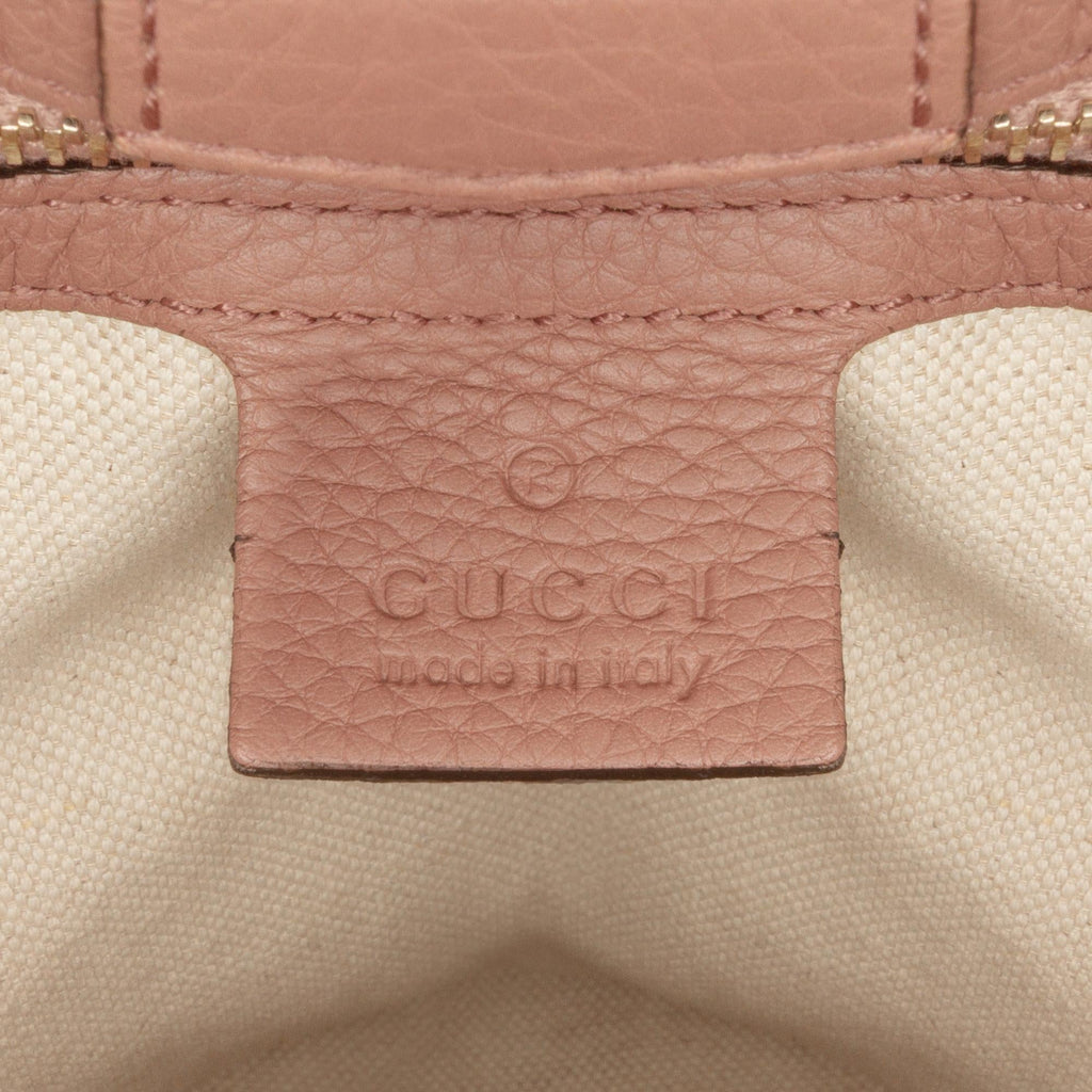 Gucci Small Calfskin Bamboo Shopper Satchel