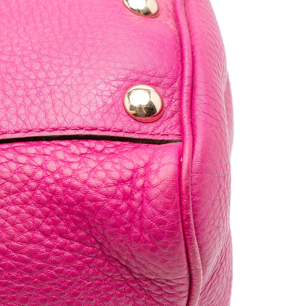 Gucci Small Calfskin Bamboo Shopper Satchel