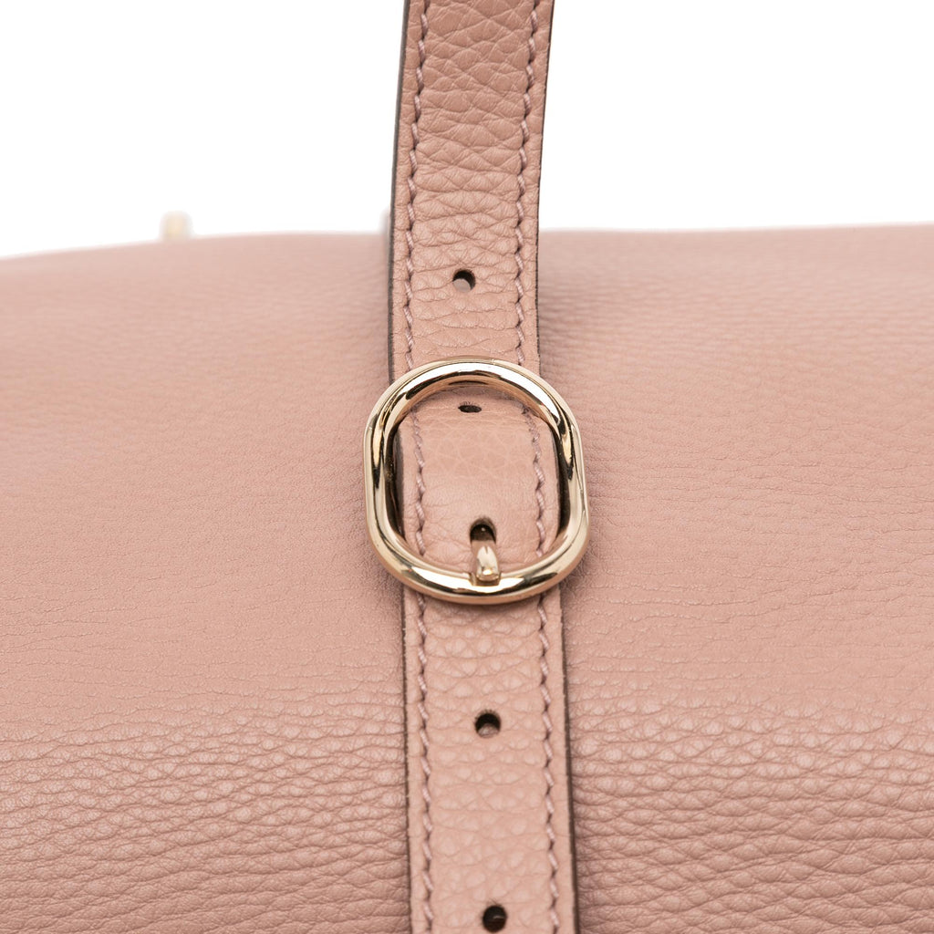 Gucci Small Calfskin Bamboo Shopper Satchel