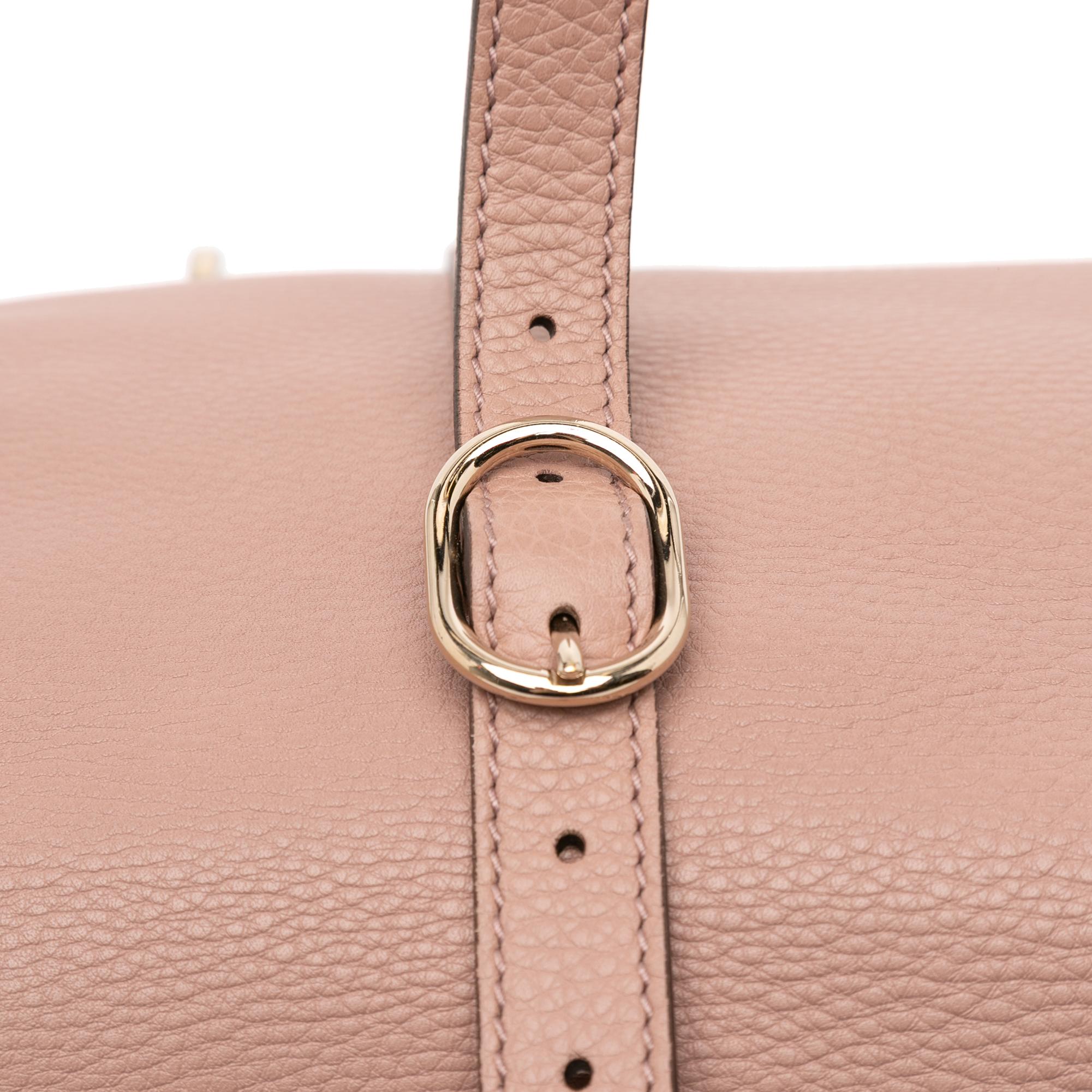 Gucci Small Calfskin Bamboo Shopper Satchel