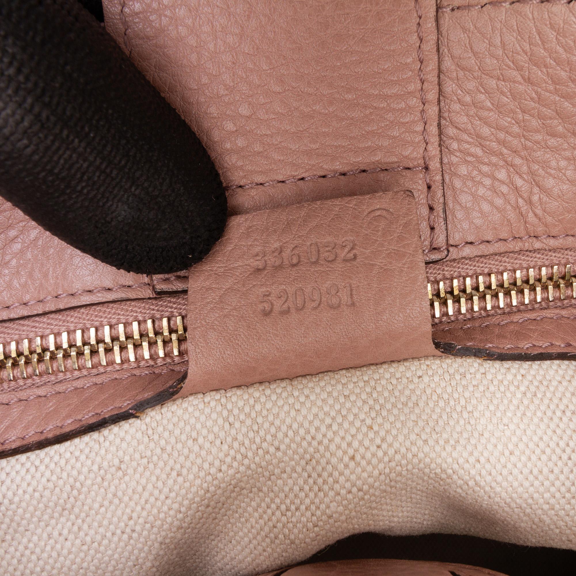 Gucci Small Calfskin Bamboo Shopper Satchel