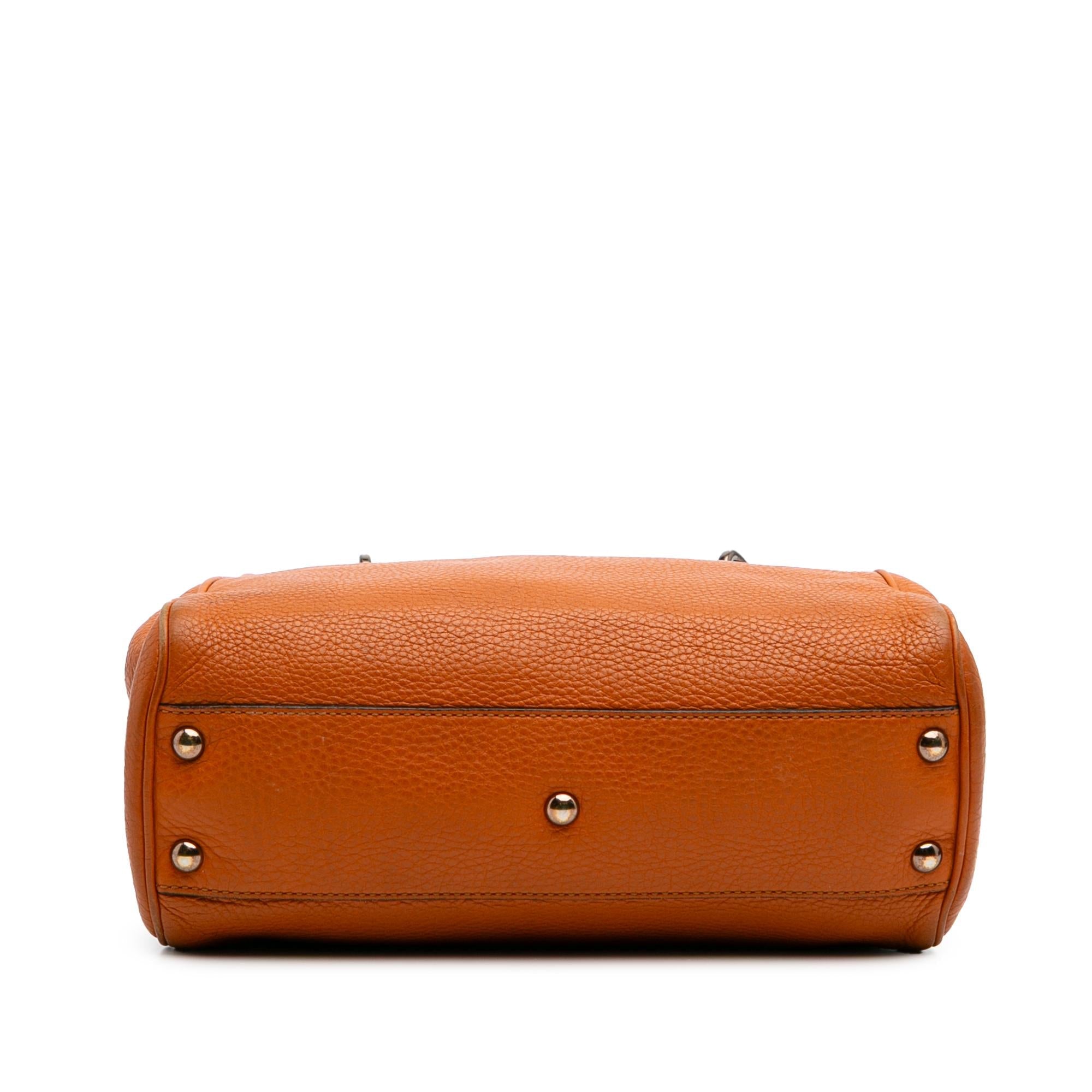 Gucci Small Calfskin Bamboo Shopper Satchel