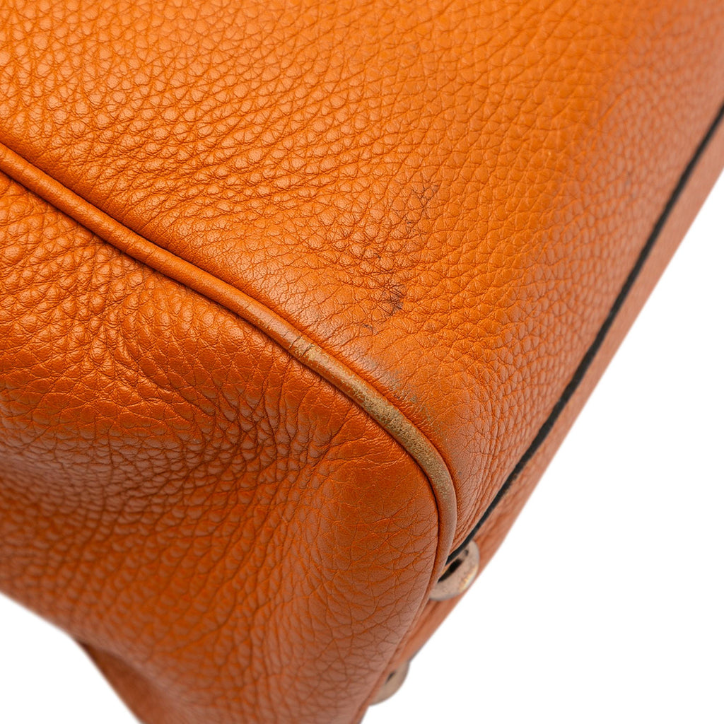 Gucci Small Calfskin Bamboo Shopper Satchel