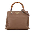 Gucci Small Calfskin Bamboo Shopper Satchel