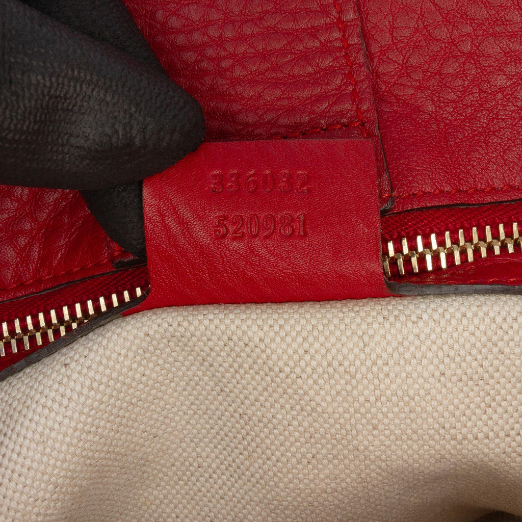 Gucci Small Calfskin Bamboo Shopper Satchel