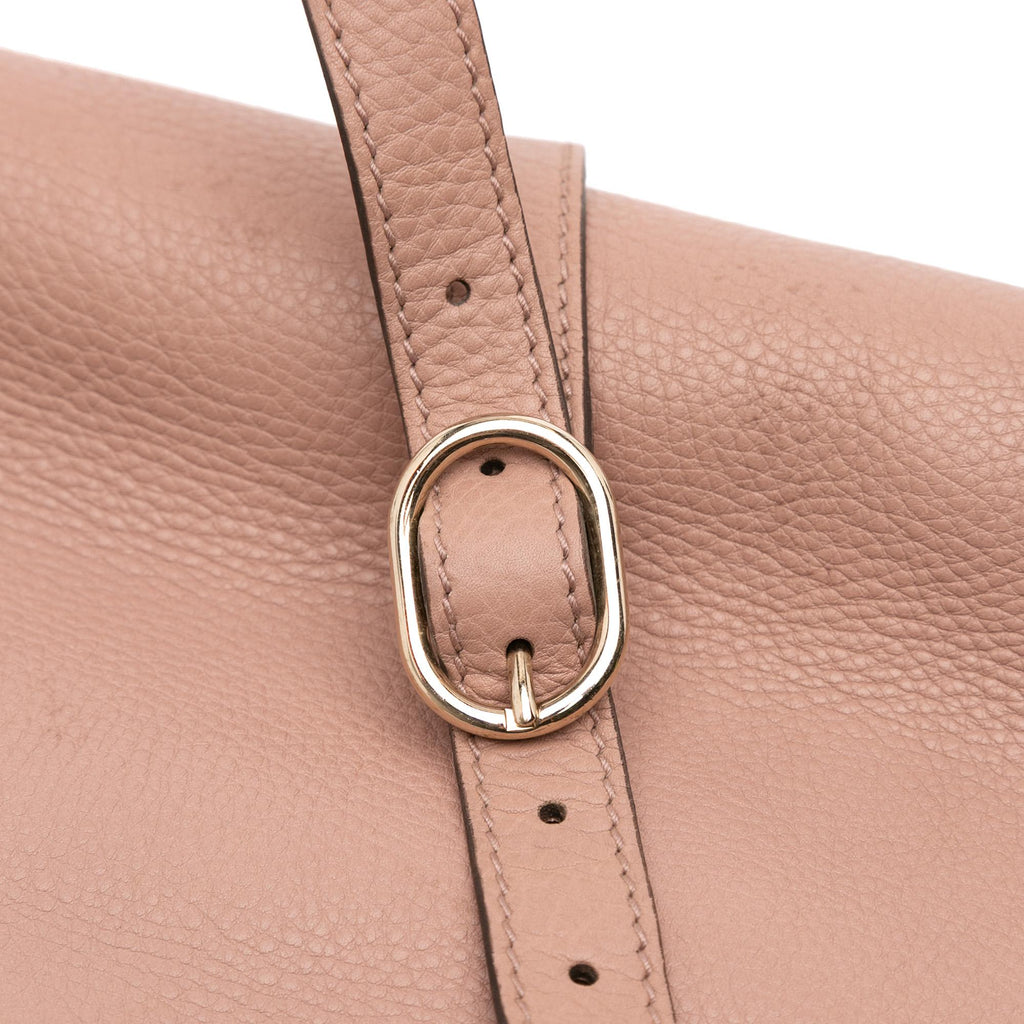 Gucci Small Calfskin Bamboo Shopper Satchel