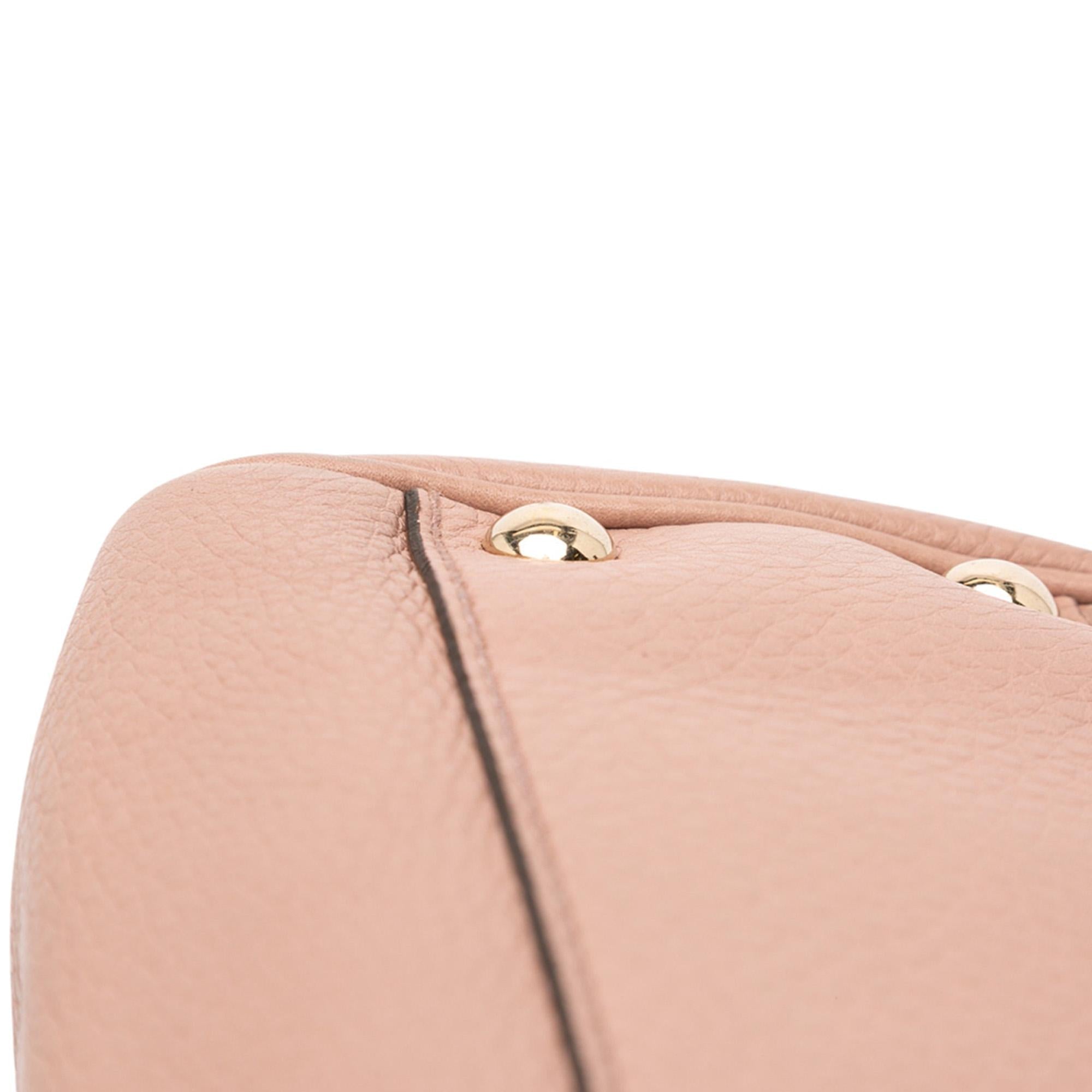 Gucci Small Calfskin Bamboo Shopper Satchel
