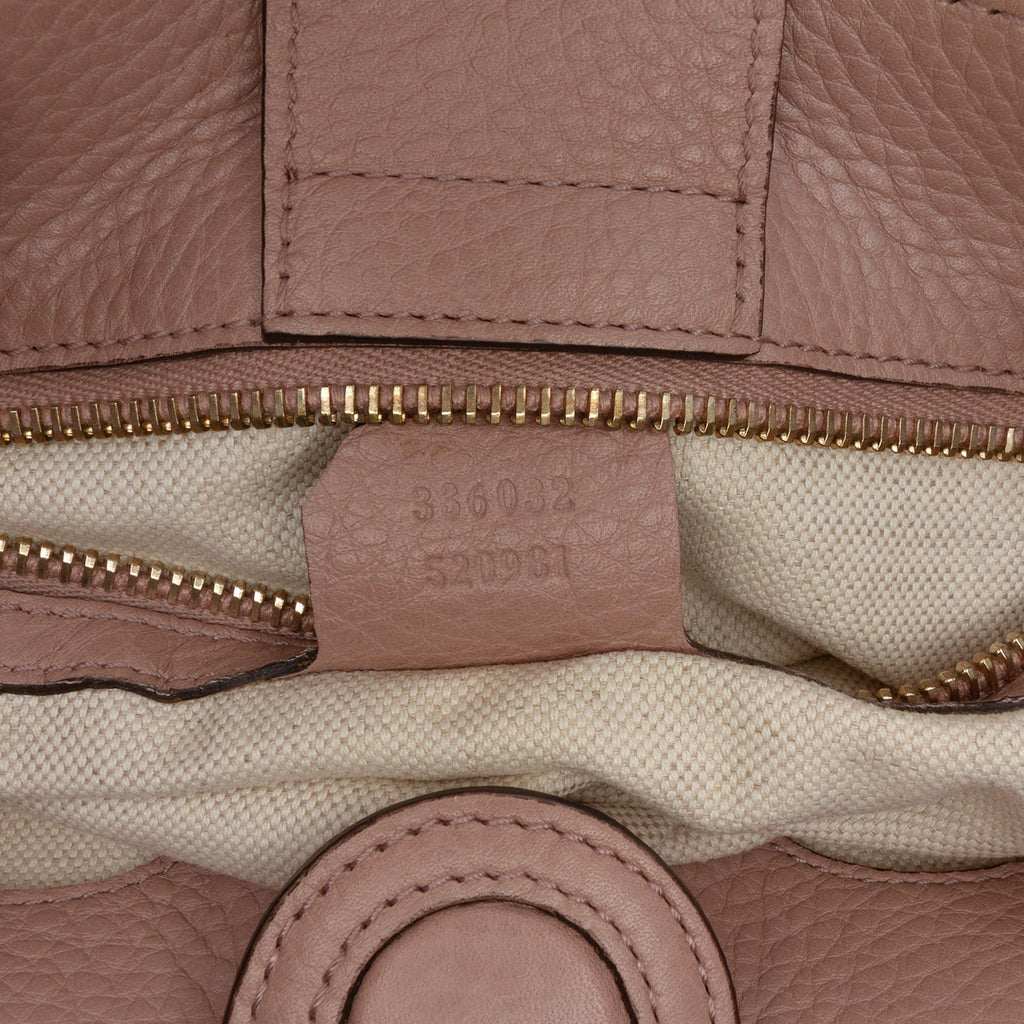 Gucci Small Calfskin Bamboo Shopper Satchel
