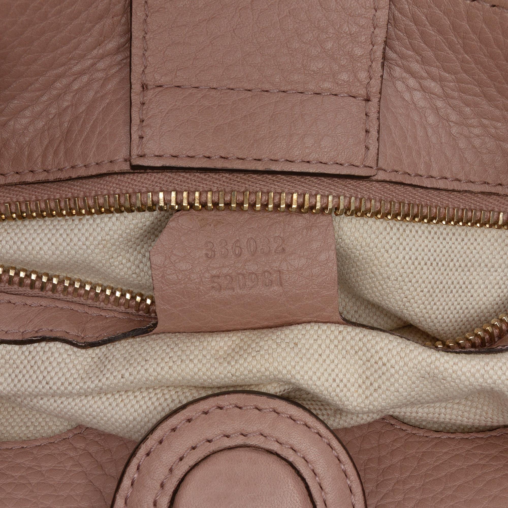 Gucci Small Calfskin Bamboo Shopper Satchel