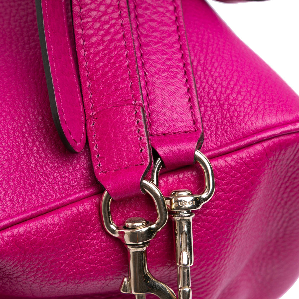 Gucci Small Calfskin Bamboo Shopper Satchel