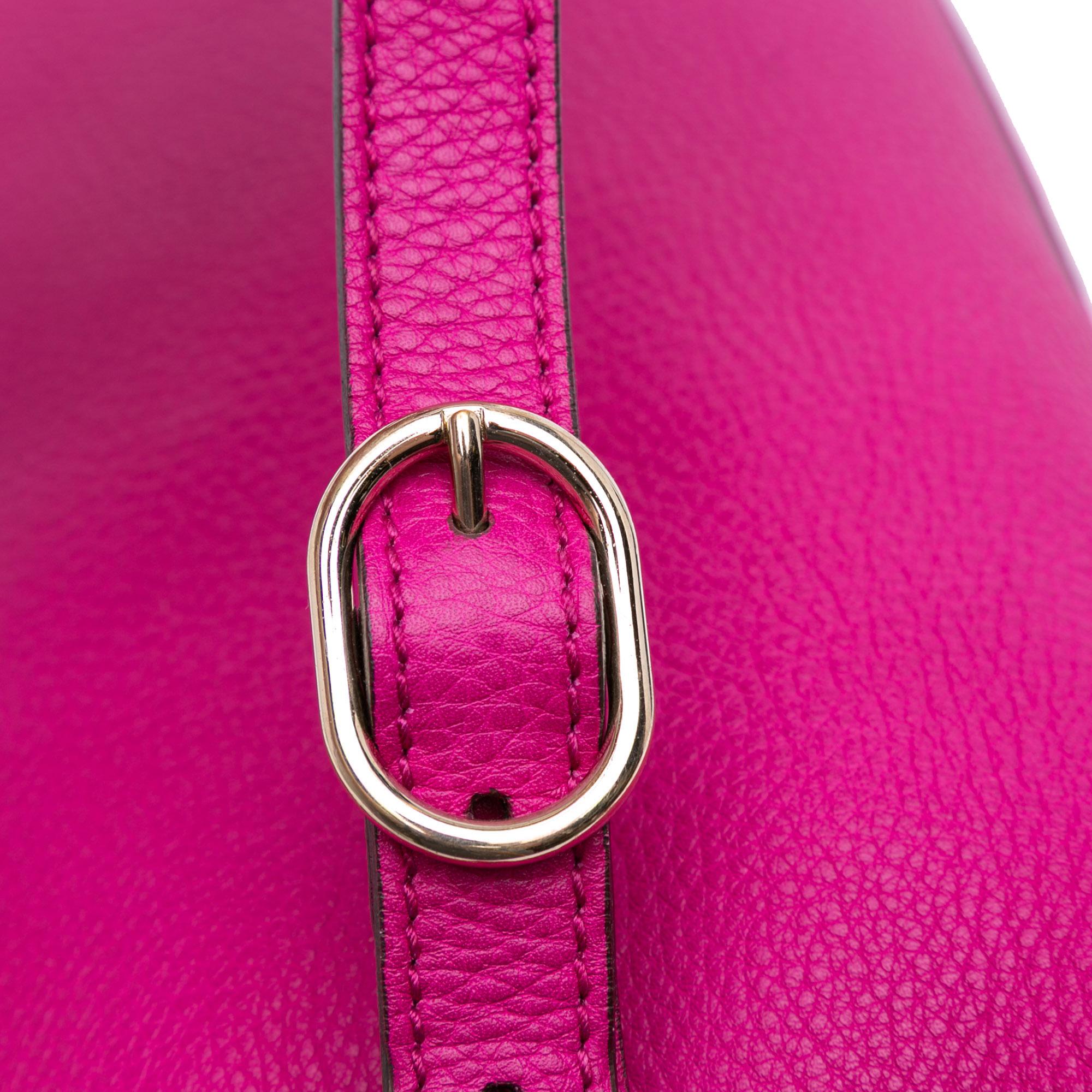Gucci Small Calfskin Bamboo Shopper Satchel