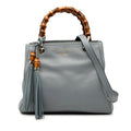 Gucci Small Calfskin Bamboo Shopper Satchel